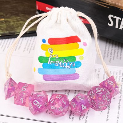 Bộ xúc xắc RPG bằng nhựa chống thấm nước Bộ cầm tay cầm tay mài bền