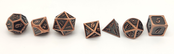 Xúc xắc chơi game kim loại cầm tay thực tế, xúc xắc kim loại mát chống mài mòn