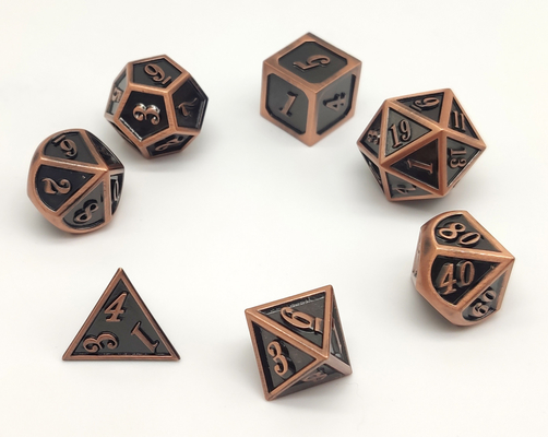 Xúc xắc chơi game kim loại cầm tay thực tế, xúc xắc kim loại mát chống mài mòn