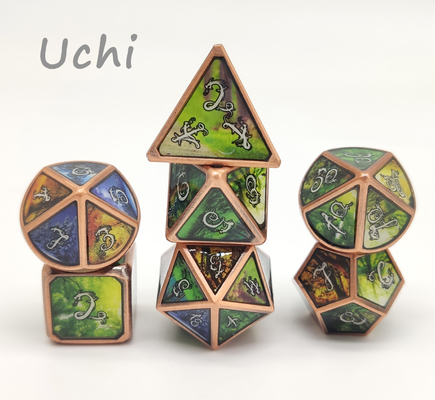 Bộ xúc xắc thu nhỏ thực tế chắc chắn, xúc xắc Micro DND chống mài mòn