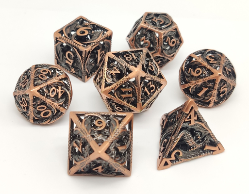 Bộ xúc xắc Mini RPG được đánh bóng bằng tay Bền bỉ Chống mài mòn Sang trọng
