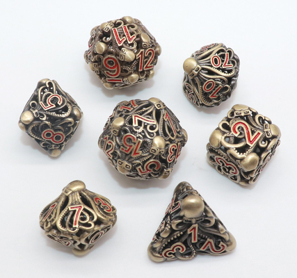 Hand Pour Mini Polyhedral Dice Sharp Edged Portable Thiết thực