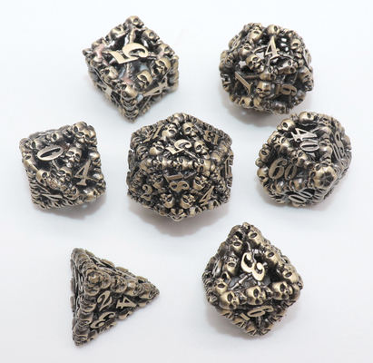 ISO9001 Kim loại Mini Polyhedral Xúc xắc tay được đánh bóng Kích thước 16-21mm