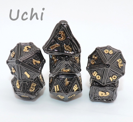 Xúc xắc kim loại nhỏ chắc chắn thực tế, Bộ súc sắc nhỏ sắc bén đa diện
