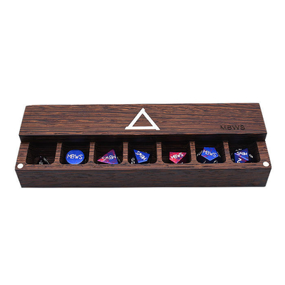 Polyhedral Seven Dice RPG Set Handmade Chống mài mòn nhẹ