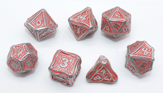 Bộ xúc xắc chơi game trên bàn thực tế Các cạnh sắc nét gọn gàng Mài thủ công
