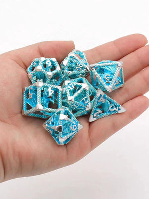 Bán chạy Mini Entertainment Blue Luminous Dice LED Polyhedral