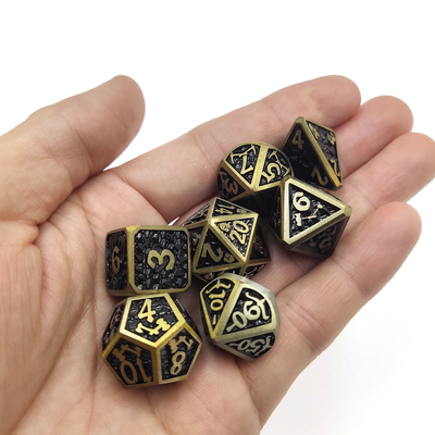 Dungeons and Dragons RPG Dice chip Kim loại nhiệt độ cao cho trò chơi gia đình