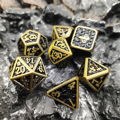 Dungeons and Dragons RPG Dice chip Kim loại nhiệt độ cao cho trò chơi gia đình