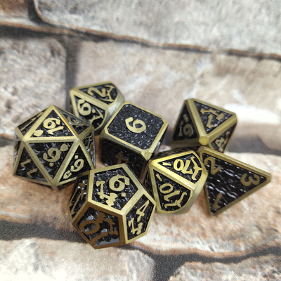 Dungeons and Dragons RPG Dice chip Kim loại nhiệt độ cao cho trò chơi gia đình