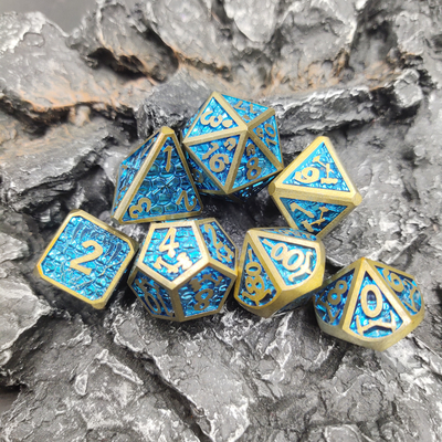 Trò chơi Dice Set RPG tùy chỉnh đa năng dành cho người lớn Metal Dice Polyhedral