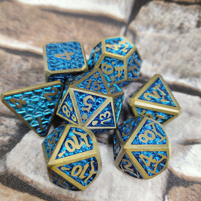 Trò chơi Dice Set RPG tùy chỉnh đa năng dành cho người lớn Metal Dice Polyhedral