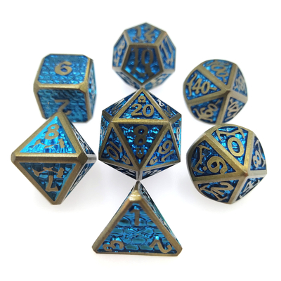 Trò chơi Dice Set RPG tùy chỉnh đa năng dành cho người lớn Metal Dice Polyhedral