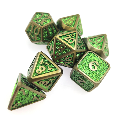 Trọng lượng nhẹ Mini RPG Xúc xắc RPG Bộ xúc xắc Thẻ xúc xắc DND Đa diện kim loại