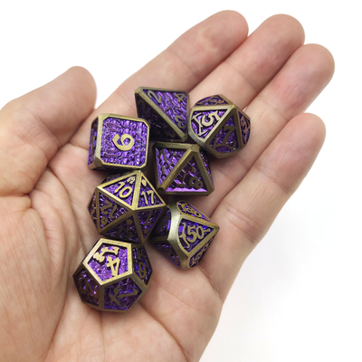 Poker Tay chạm khắc DND poker Bộ xúc xắc nhiệt độ cao Đa diện