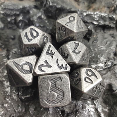 Dungeons and Dragons RPG Dice Gold Dice Set Đa năng Chống sắc bén