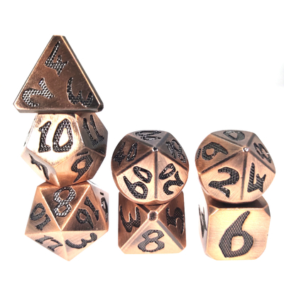 Mini RPG Dice Set 7 Piece Dice Set Đa chức năng Thủ công Không độc hại