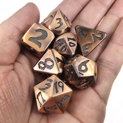 Mini RPG Dice Set 7 Piece Dice Set Đa chức năng Thủ công Không độc hại
