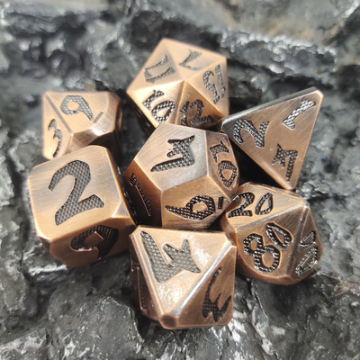 Slot Machin Sturdy For Dungeons And Dragons Portable Anti Wear Dice Bộ xúc xắc đa diện