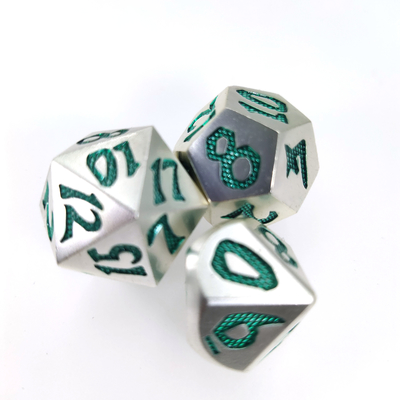 Hợp kim kẽm DND Mini Dice Bộ xúc xắc thủ công chống mài mòn cho DND hoặc RPG