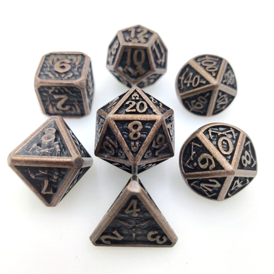 GST Mini RPG đa năng Xúc xắc Bộ xúc xắc đa diện mạ vàng Trải nghiệm chơi game xúc giác độc đáo màu đen