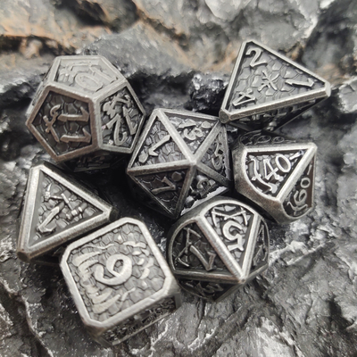 Trò chơi trên bàn Antiwear Chất lỏng bền đầy xúc xắc Set Glow In The Dark Dice