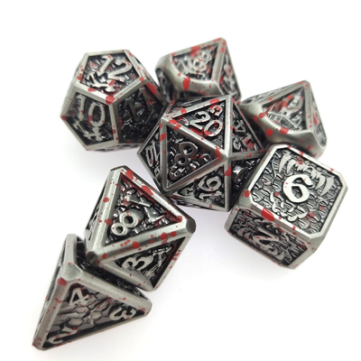 Trò chơi trên bàn Metal RPG Dice Gọn gàng Sharp Edges Liqui Nhập vai Trò chơi súc sắc