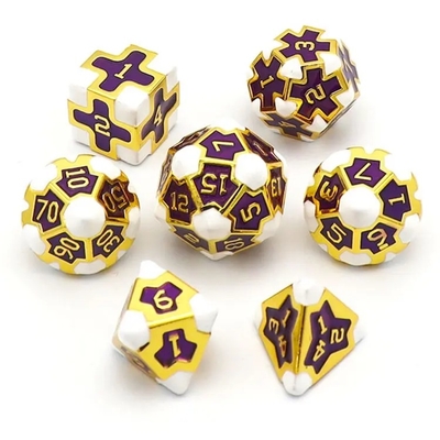 CE Precision RPG Polyhedron Dice Set OEM Vật liệu hợp kim không độc hại