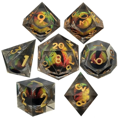 Sản phẩm thủ công nhựa quicksand quả bóng đốm đánh bóng Set Of 7 Role Playing Accessories
