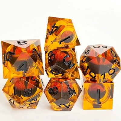 Sản phẩm thủ công nhựa quicksand quả bóng đốm đánh bóng Set Of 7 Role Playing Accessories