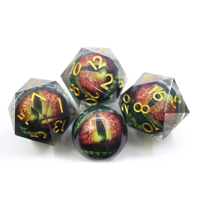 Sản phẩm thủ công nhựa quicksand quả bóng đốm đánh bóng Set Of 7 Role Playing Accessories