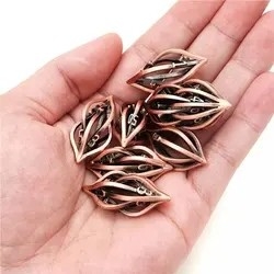 In 3D Cthulhu Hollow Metal Dice 7Piece Set Dragon And Dungeon DND RPG