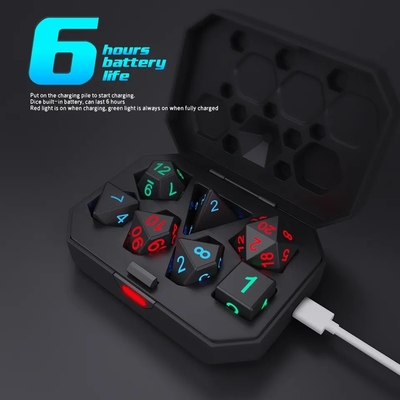 DND Board Polyhedral Dice Adult Game Magic Trick Pixels Đèn điện tử Đèn LED