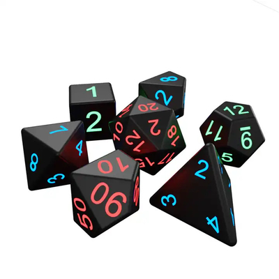 DND Board Polyhedral Dice Adult Game Magic Trick Pixels Đèn điện tử Đèn LED