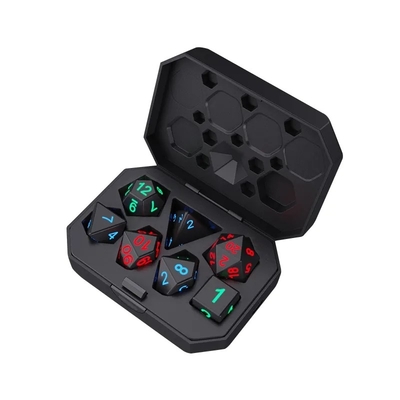 DND Board Polyhedral Dice Adult Game Magic Trick Pixels Đèn điện tử Đèn LED