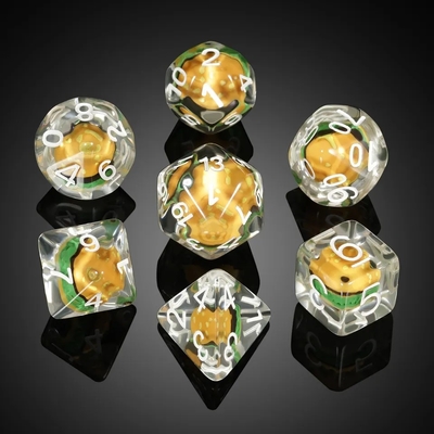 Custom Polyhedral DND Dice Set Hamburger Gaming Đối với RPG Role Playing Table Games