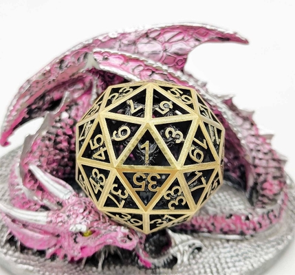 60D Macrobine Zinc Alloy Metal Dice Set Game Desktop Đơn giản DND