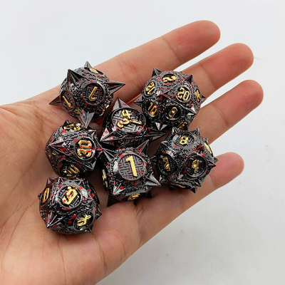 Bloodstarial Meteor Metal Dice Set D8 RPG Rồng và Dungeon