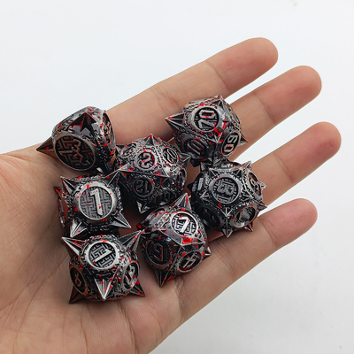 Bloodstarial Meteor Metal Dice Set D8 RPG Rồng và Dungeon