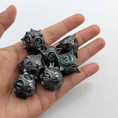 Retro Copper Meteor Hammer Metal Dice Dragon And Dungeon RPG D20
