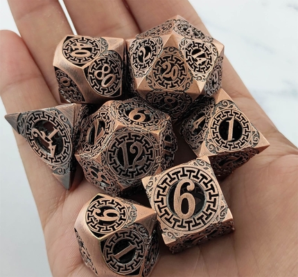 Back To Metal Dice Set Kusalukono đa mặt COC DND RPG Dice