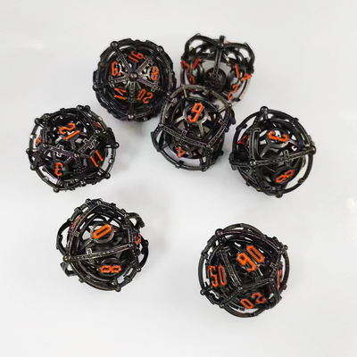 Sound Pearl RPG Metal Hollow Dice Set DND Cisu 16mm Mượt mà