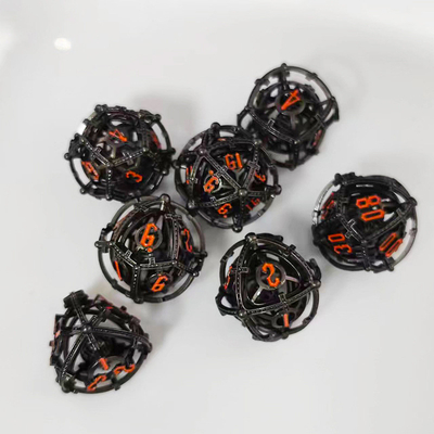 Sound Pearl RPG Metal Hollow Dice Set DND Cisu 16mm Mượt mà