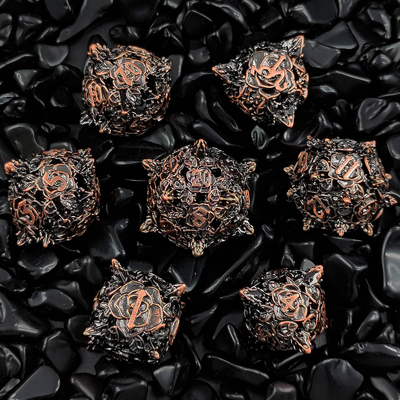 Polyhedral Metal Hollow Dice RPG Role Playing DND Dungeons And Dragons Trò chơi trên bàn