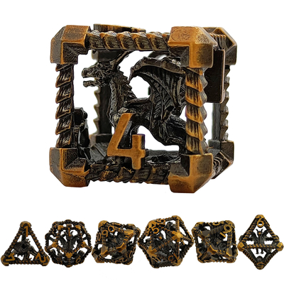 Hố Multi-Nudle Metal Dice Flying Dragon Dungeon Và Dragon DND