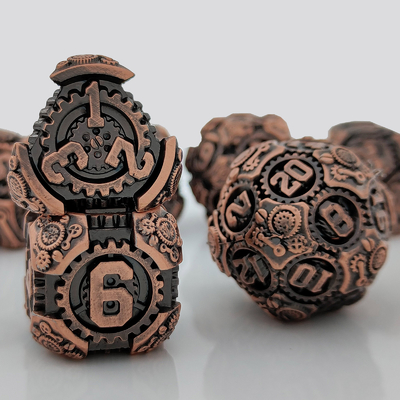Metal Gear Dice Set DND Dungeons And Dragons TRPG Bảng đốm đa diện D6