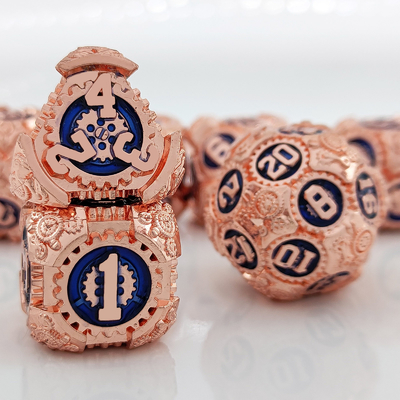 Metal Gear Dice Set DND Dungeons And Dragons TRPG Bảng đốm đa diện D6
