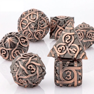 Đá đốm kim loại rải rác Set Fantasy DND nhiều mặt trò chơi bảng