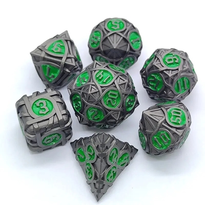Đá đốm kim loại rải rác Set Fantasy DND nhiều mặt trò chơi bảng