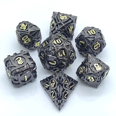 Đá đốm kim loại rải rác Set Fantasy DND nhiều mặt trò chơi bảng